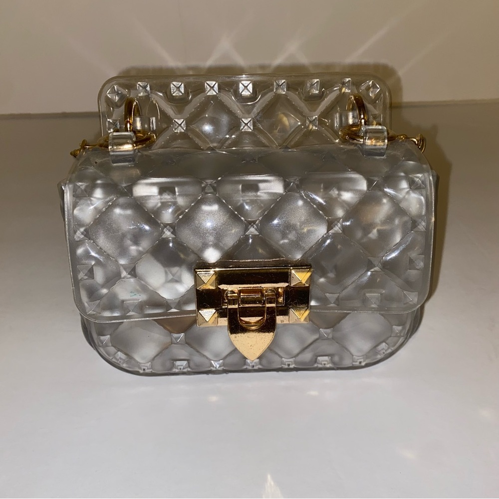 Elegant Clear Mini Handbag - Picture 2 of 12